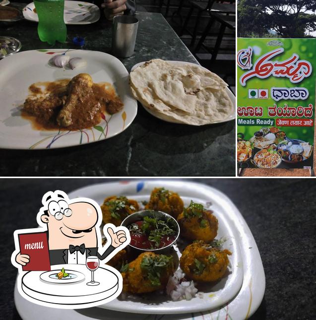 Food at G-TOWN family restaurant