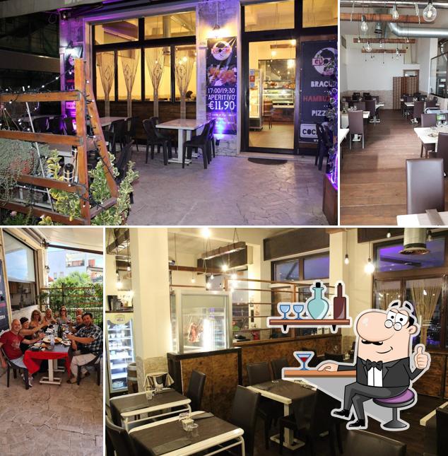 Gli interni di CUOCIMI - Ristorante Pizzeria Braceria Carne e Pesce
