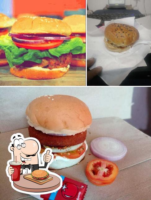 Try out a burger at Cafe 96