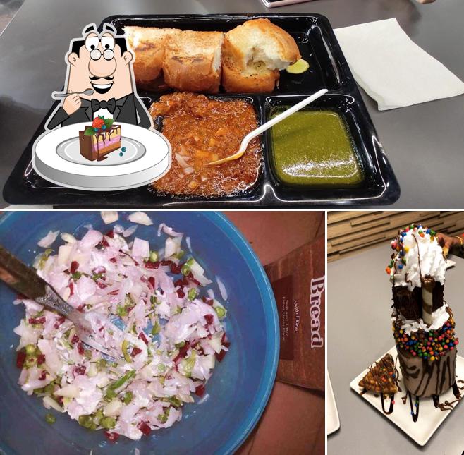 Chocolate cake at Food Street