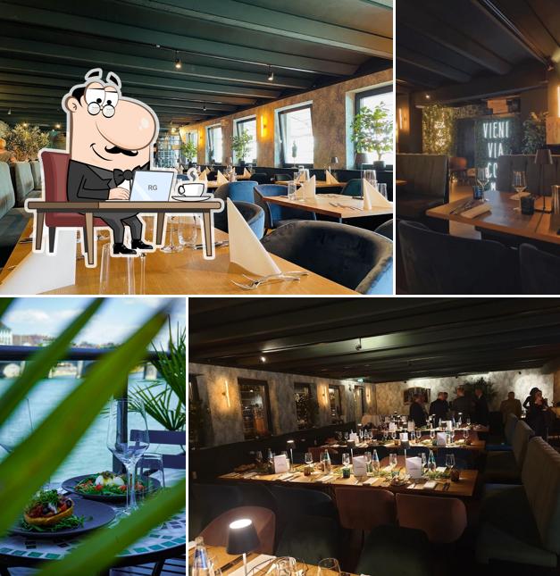 Gli interni di Restaurant Portofino Basel