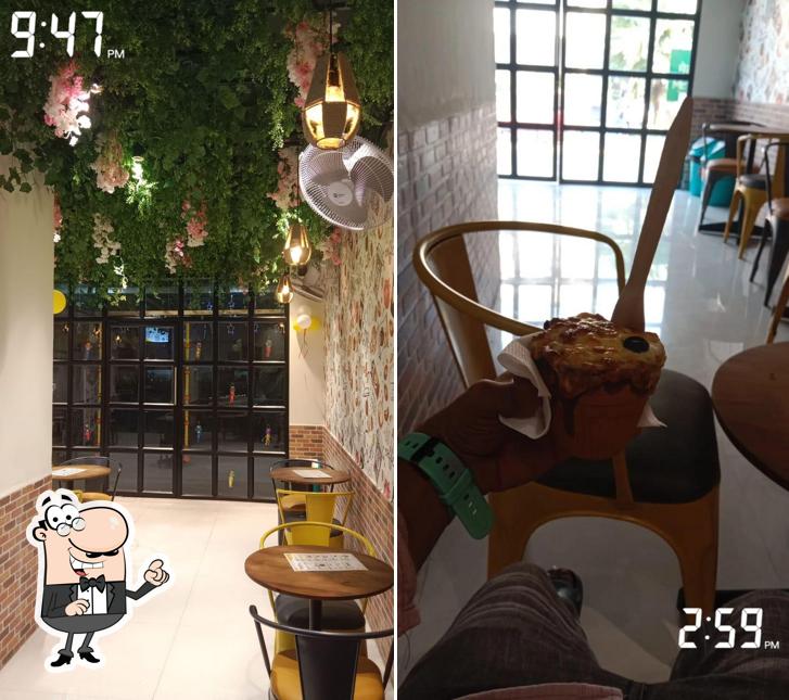 The interior of Tealogy cafe badlapur