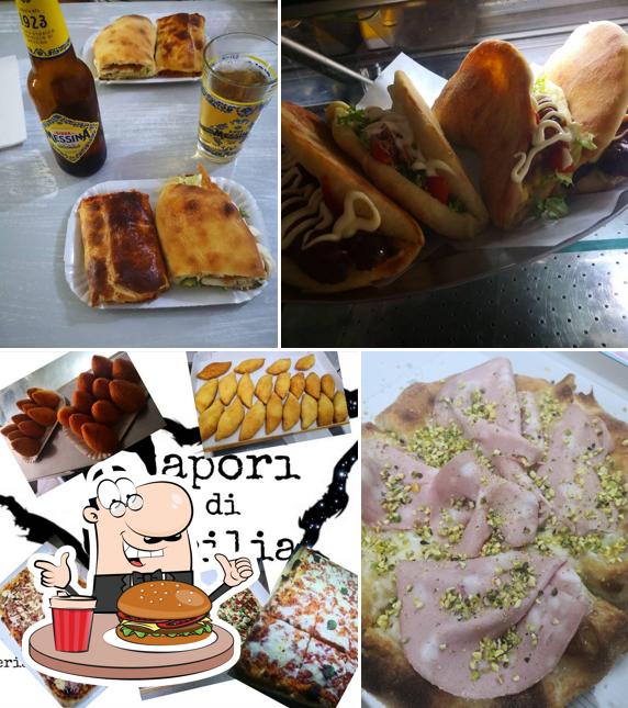 Ordina un hamburger a Sapori di Sicilia