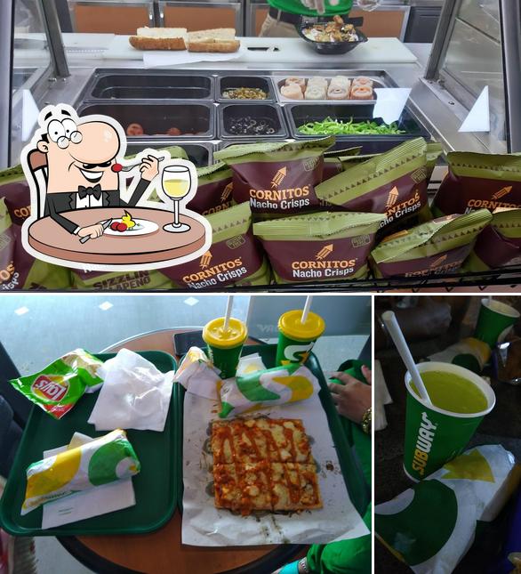 The restaurant's food and beverage