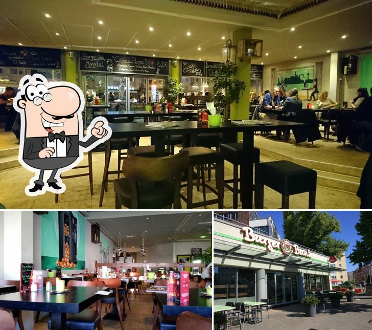 L'intérieur de Burger Bank