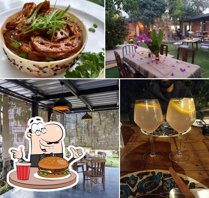 Treat yourself to a burger at Lakehouse RestoCafé (Pet-friendly Garden Ambience)
