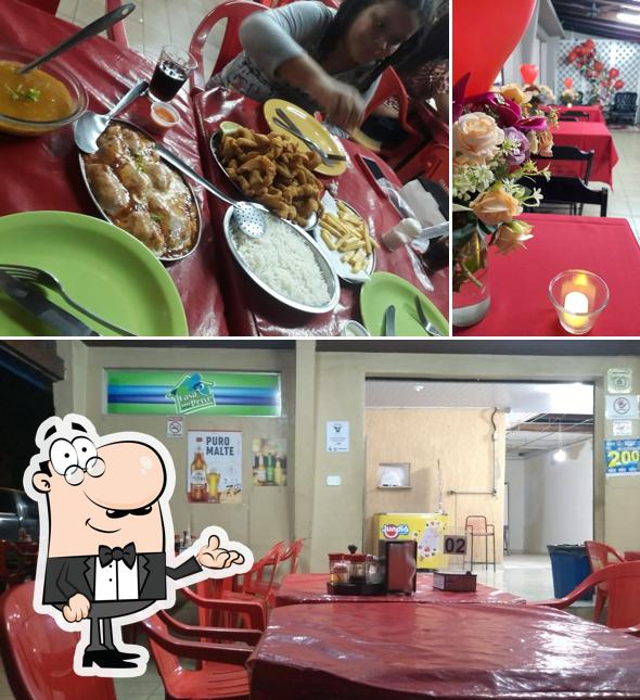 O interior do Casa do Peixe