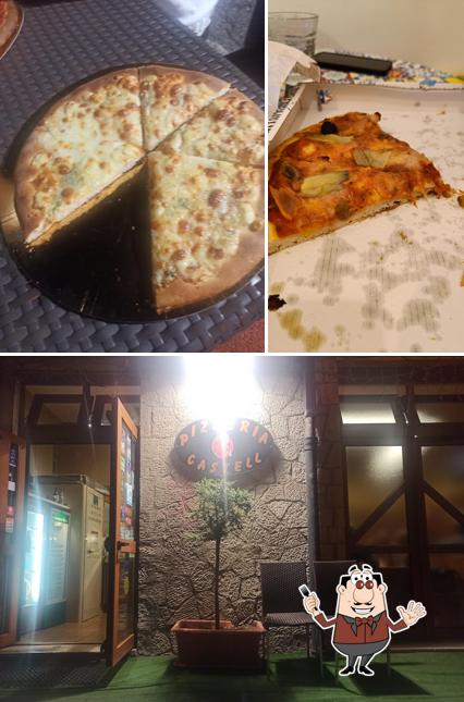 La cibo e interni del ristorante