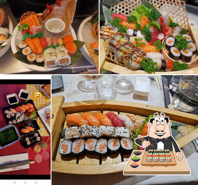 Scegli le varie opzioni di sushi