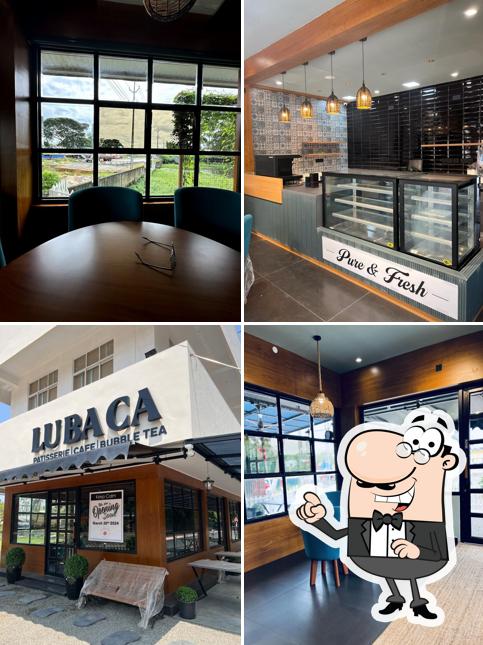 The interior of Lubaca Cafe