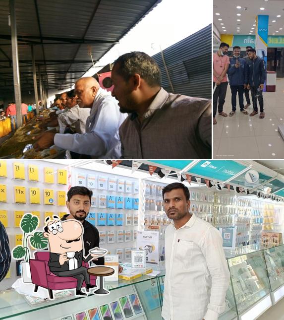 The interior of Om Sai Restaurant