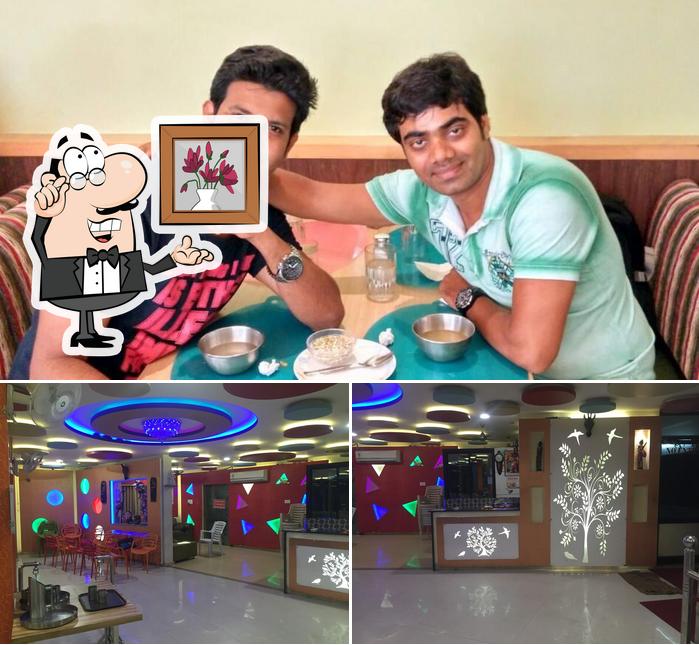 The interior of Shreeji Thal Dining Hall Dakor Best Gujarati Restaurant, Dining Hall
