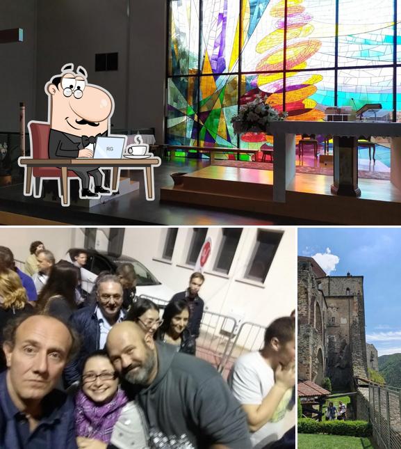 Gli interni di Sagra San Michele