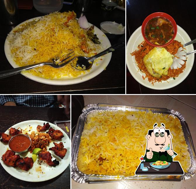 Food at Salim Biryani
