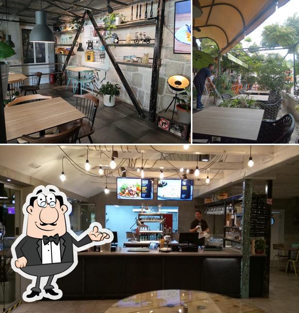 Gli interni di Street Food La Strada