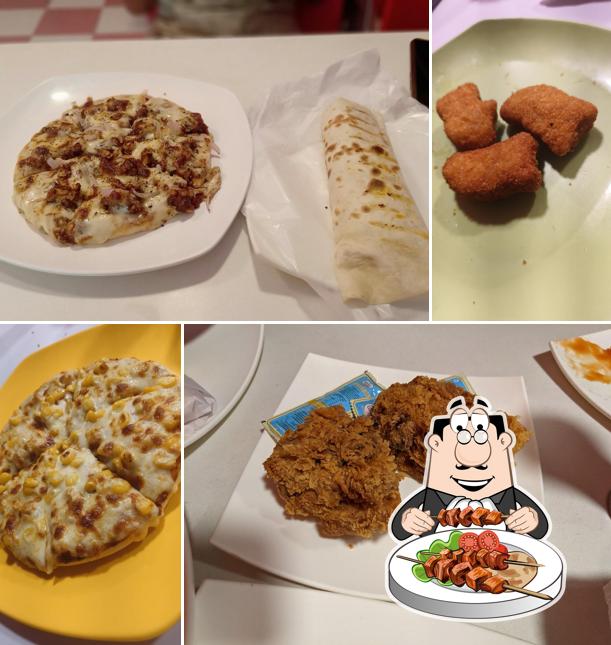 Food at Amu John Cafe