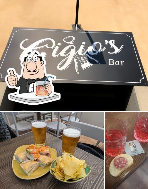 Dai un’occhiata alla immagine che raffigura la bevanda e cibo di Gigio's Bar