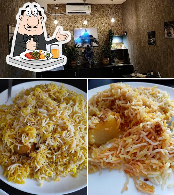 Take a look at the image depicting food and interior at Golmorich
