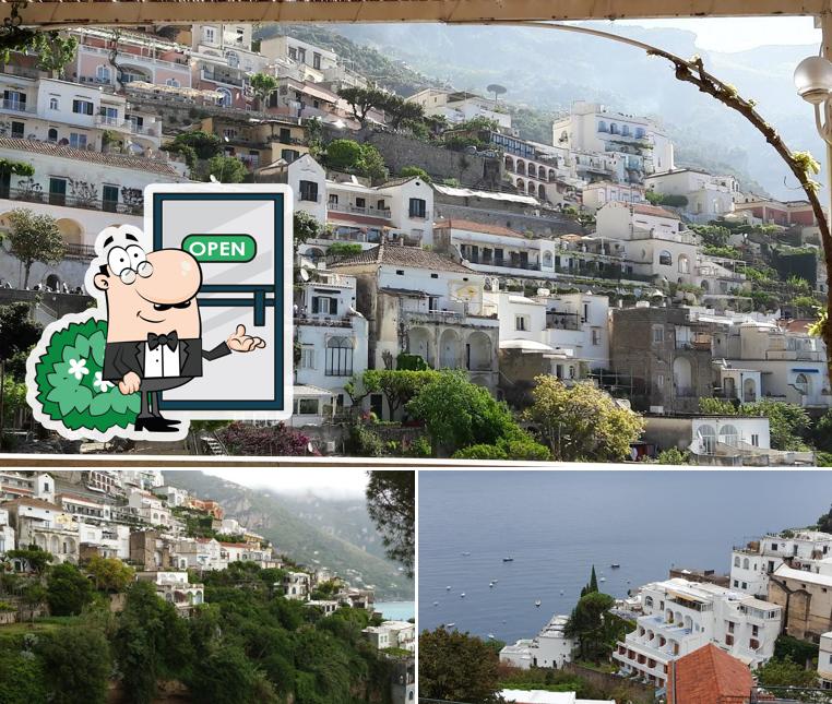 Gli esterni di Hotel Vittoria Positano