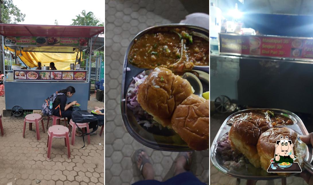 Food at Kamath Pav Bhaji