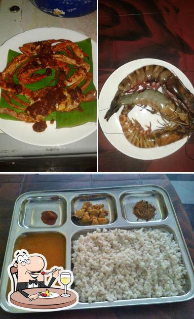 Food at Matshyagandha lunch home