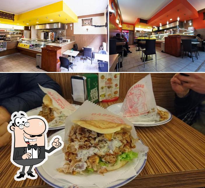 La interni e sandwich del ristorante
