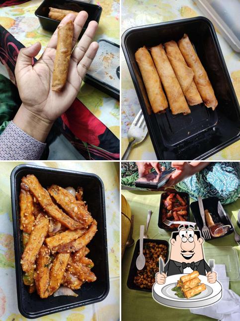 Spring rolls at The Asian Culture