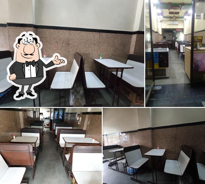 The interior of Shiv bhojnalay and restaurant