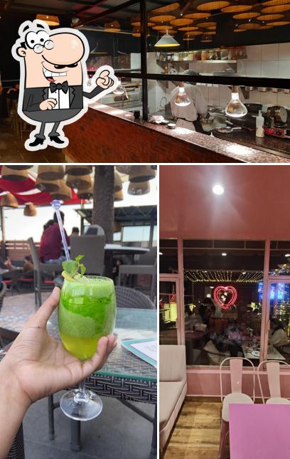 The interior of Signature Cafe Delhi