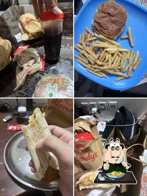 Food at Wendy's Burgers