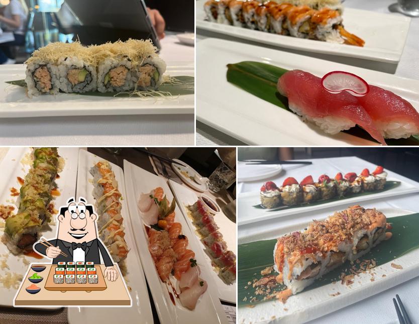 Scegli le diverse opzioni di sushi