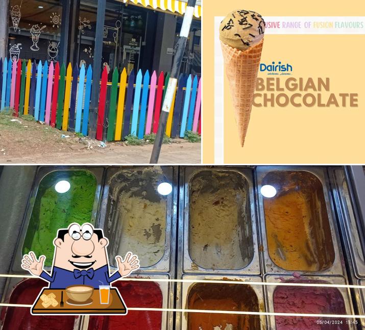 Meals at Dairish Icecream Café