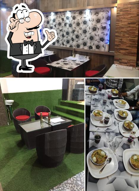The interior of Hangout Cafe