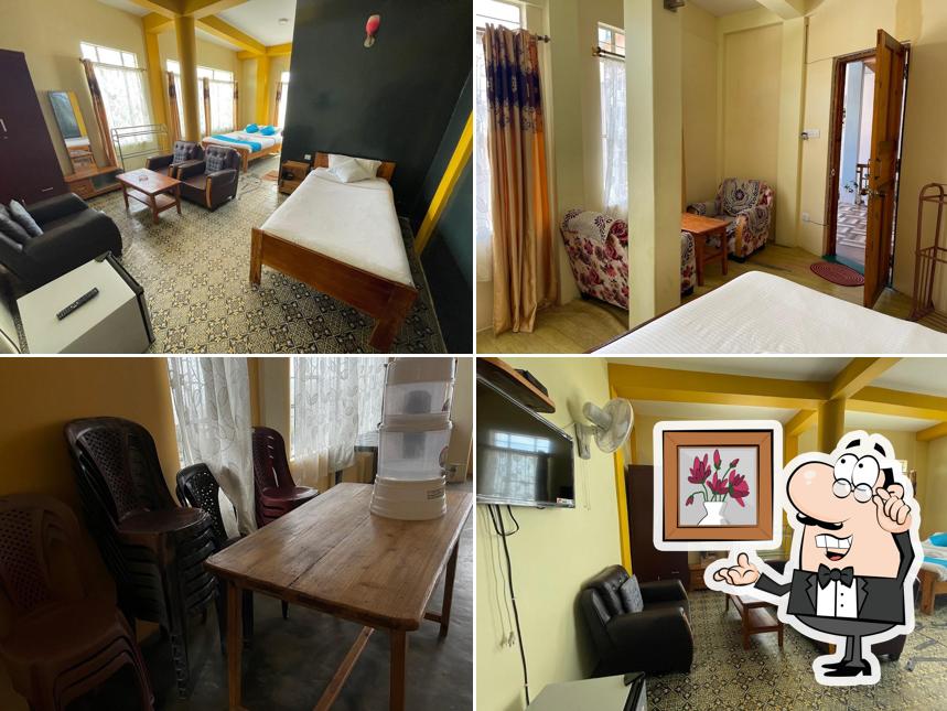 The interior of Hotel Hill Top Castle