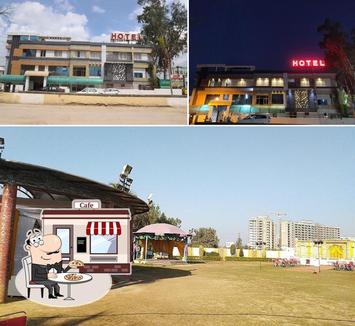 You can get some fresh air outside Resort Exotika