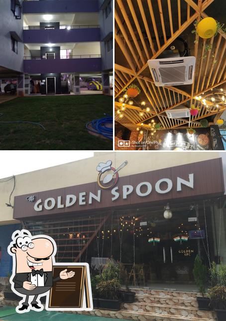 The exterior of Golden Spoon, Eluru
