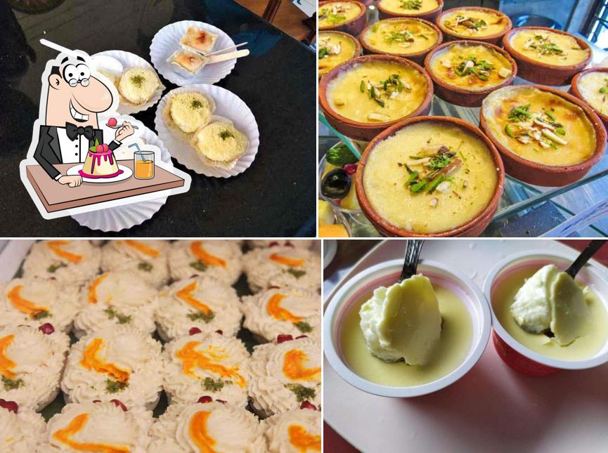 K. C. Das serves a range of sweet dishes