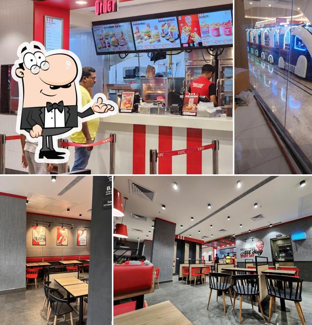 The interior of KFC Udupi