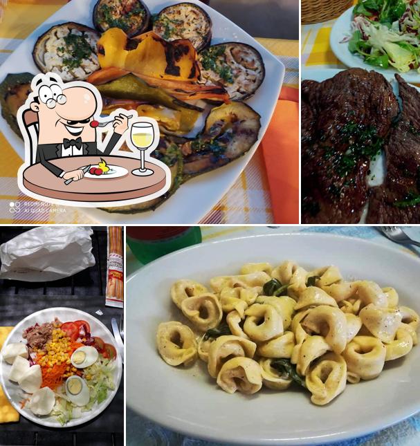 Cibo al Ristorante Due Colonne