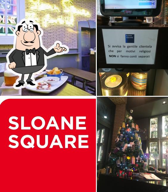 Gli interni di Sloan Square