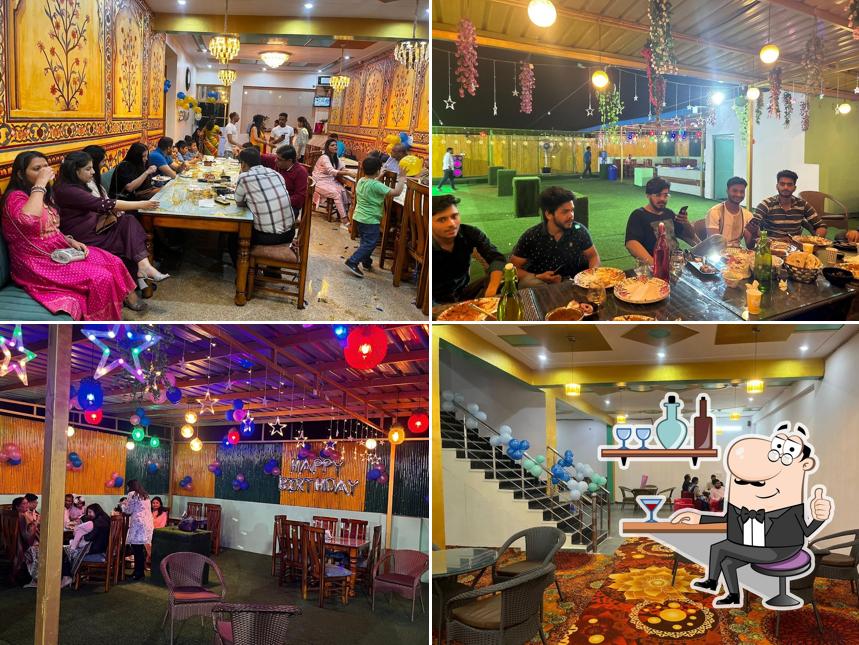 The interior of Shahi Mahal Banquet Hall Restaurant in Noida Party Hall Noida 122