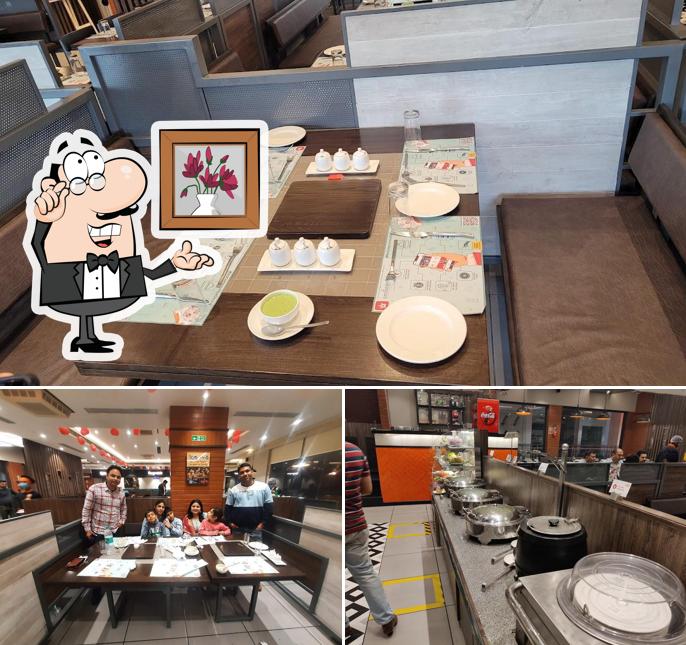 The interior of Barbeque Nation - SS Omnia The interior of Barbeque Nation - SS Omnia