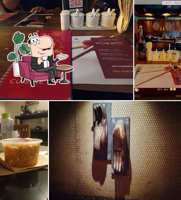 The interior of Chopstix