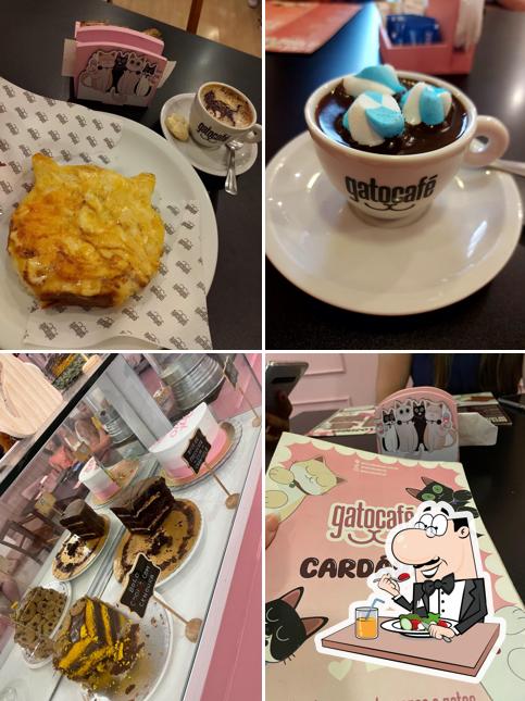 Platos en Gato Café Botafogo