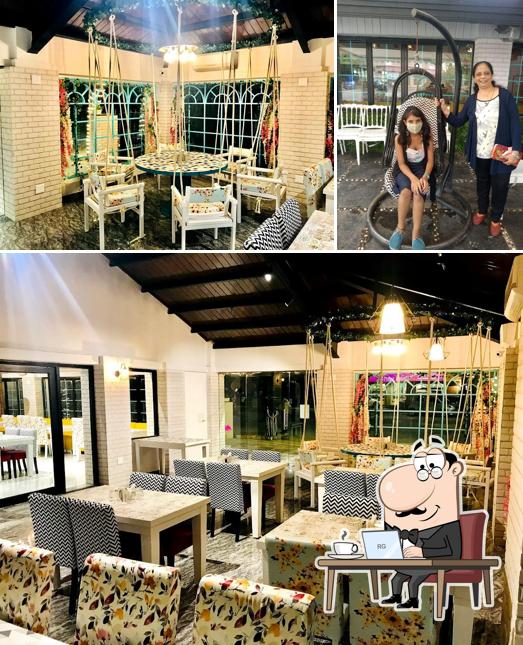 Take a seat at one of the tables at Honest South Bopal