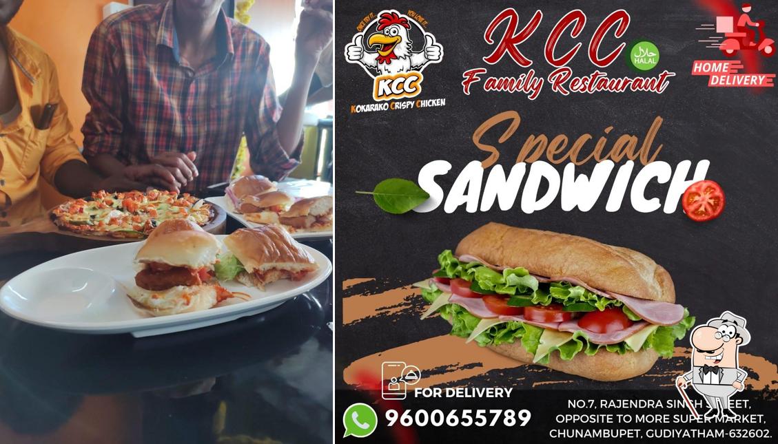The exterior of KCC Family Restaurant - Gudiyattam