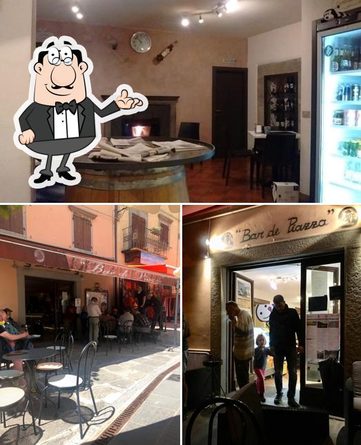 Gli interni di Bar de piazza