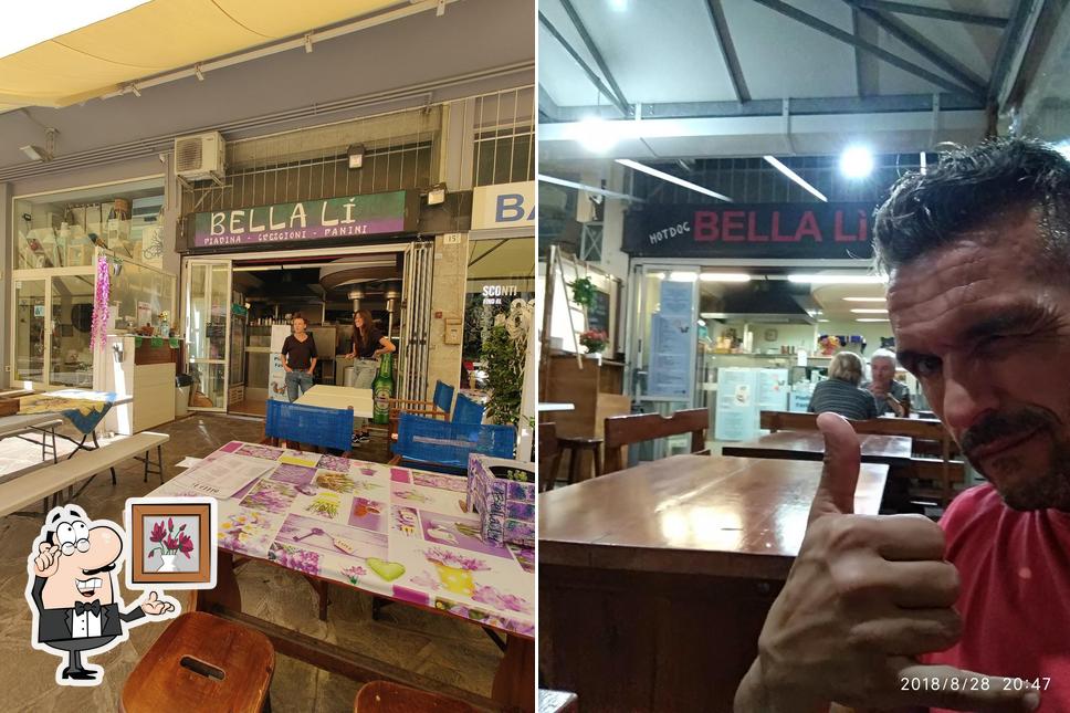 Dai un'occhiata agli interni di Bella Lì • piadineria