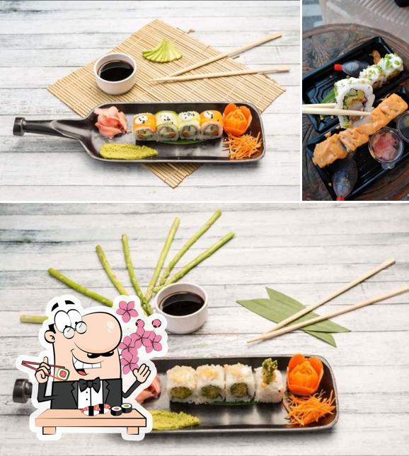 Pick various sushi options