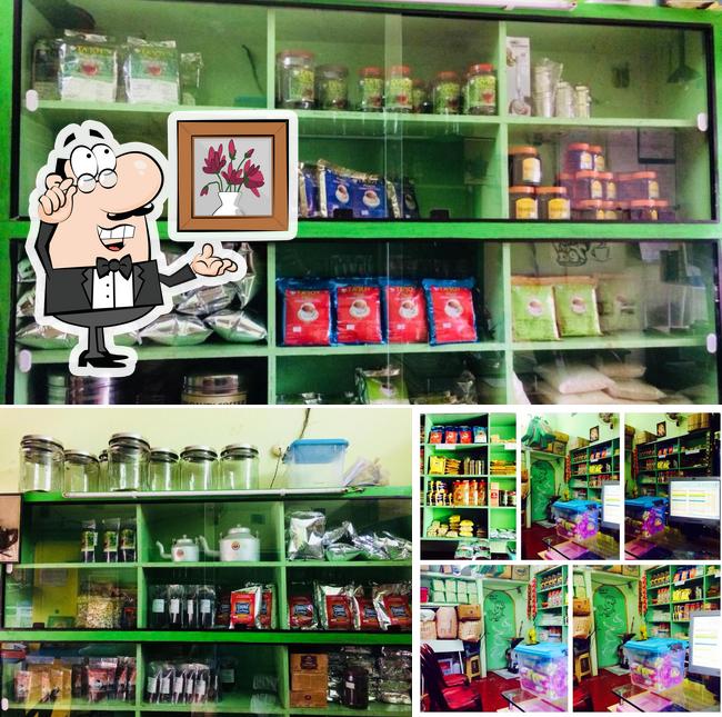 The interior of Fresh n Ground Filter Coffee ! TAJOY TEA....Coorg Coffee